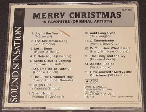 Sound Sensations Merry Christmas Cd - Thumbnail 2