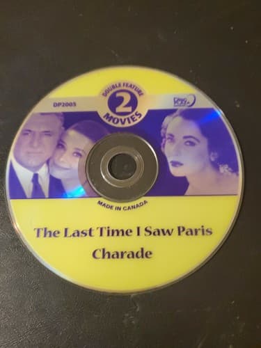 The Last Time I Saw Paris and Charade double feature DVD - Image 1