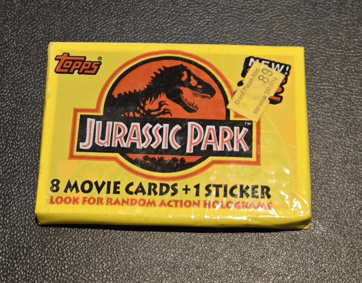 Lot of 5 Topps Jurassic Park Series 2 Trading Card Packs 1993 Sealed - Thumbnail 2