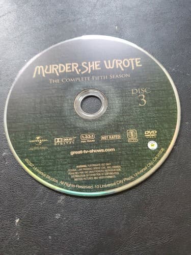 Murder She Wrote 5th Season Disc 3 dvd - Image 1