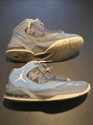 Air Jordan Flight-The-Power Model 487207-005 – Size 10.5 Cool Grey/White Used - Thumbnail 2