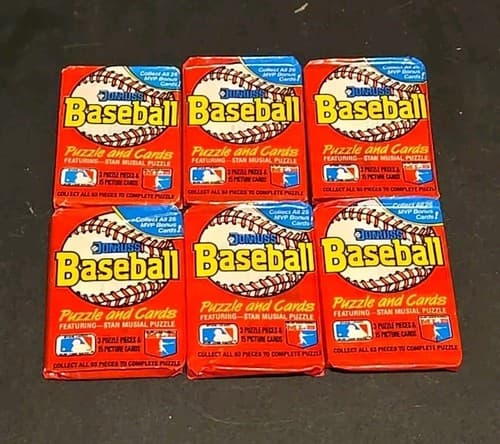 Lot Of 6 Donruss 1988 Card Packs - Image 1