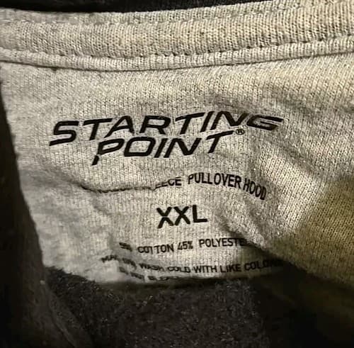 Starting Point Pullover Hoodie Size XXL - Thumbnail 3