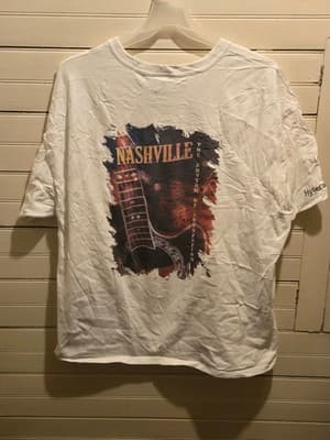 Champion Shirt Mens XXL White Nashville Dealer Conference 2023 Guitar Graphic - Thumbnail 3