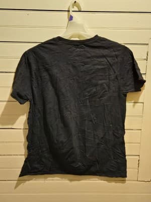 Shop4Ever T-Shirt Mens L Black Pirate Skull Crossbones Graphic Short Sleeve - Thumbnail 3