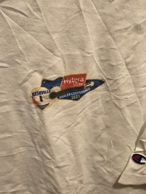 Champion Shirt Mens XXL White Nashville Dealer Conference 2023 Guitar Graphic - Thumbnail 4