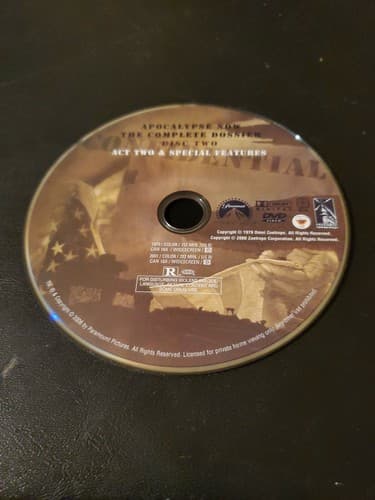 Apocalypse Now: The Complete Dossier Disc 2 Act 2 & Special Features - Image 1