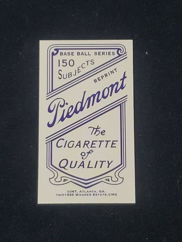 Honus wagner t-206 '95 reprint rookie card Pittsburgh pirates 1909 tobacco card - Thumbnail 2