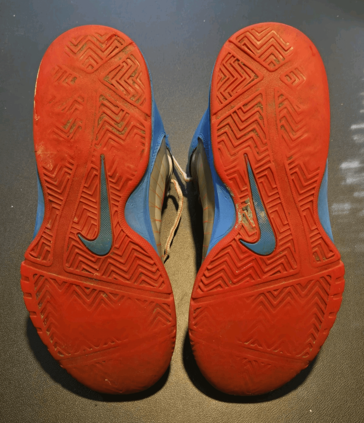 Nike Air Max Hyperdunk 2011 Low 524041-009 Blue Red Basketball Shoes Size 10.5 - Thumbnail 5