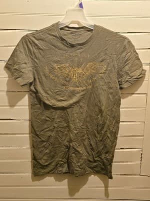 Denim & Supply Ralph Lauren T-Shirt Mens S Olive Graphic New York City Cotton - Image 1