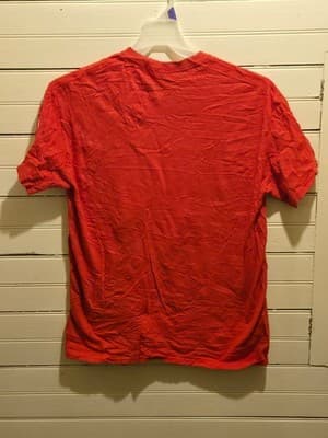 Gildan T-Shirt Mens M Red Bentley University Spring Day 2014 Graphic Tee Campus - Thumbnail 4