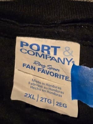 Port & Company T-Shirt Mens 2XL Horrorfest Comic Graphic Black Short Sleeve Tee - Thumbnail 2