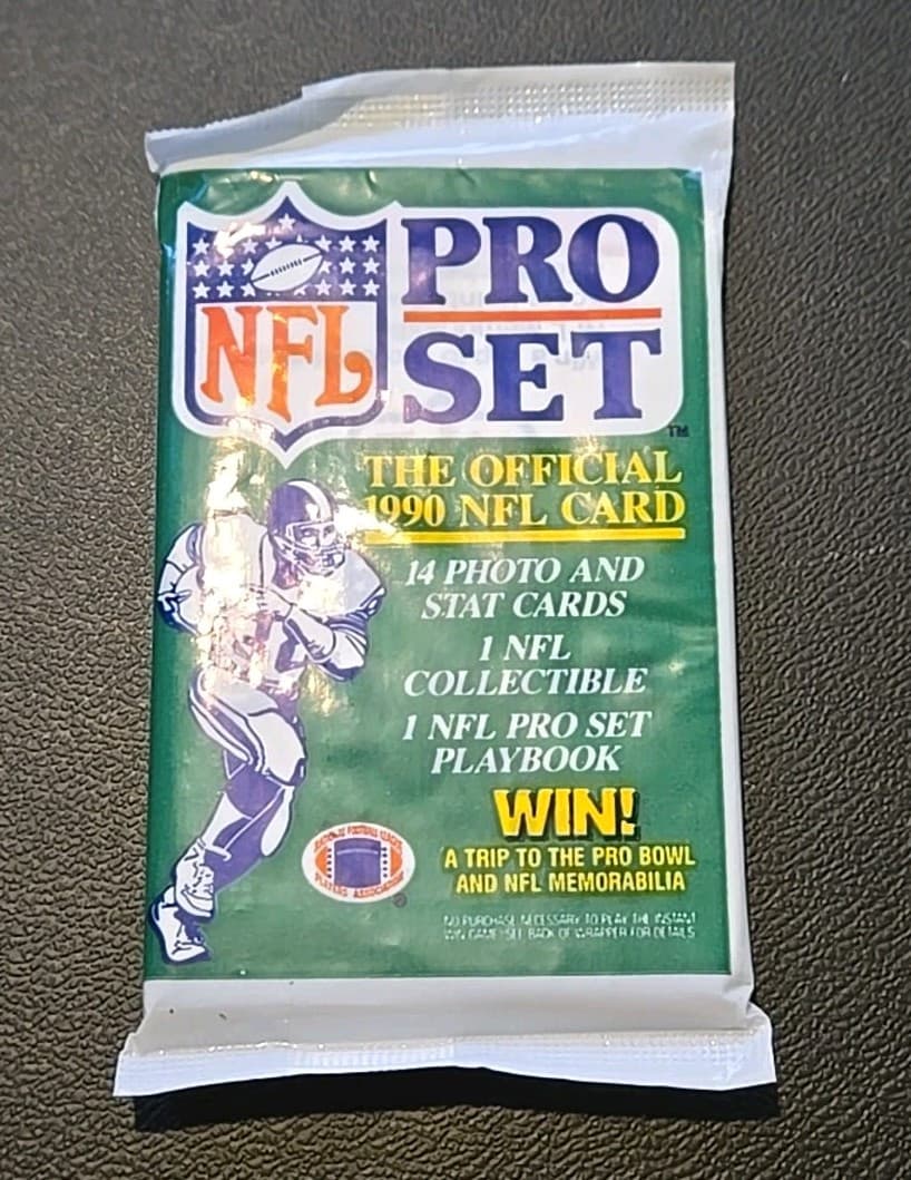 1990 Pro Set Football Series 1 Lot Of 6 Packs - 14 Cards Per Pack - Thumbnail 2