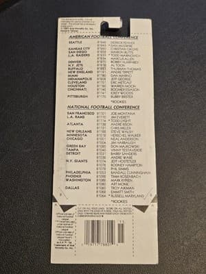 Lot of 6 NFL Collector Pin Series 1991 ACE Novelty w/ Card Marino Montana Aikman - Thumbnail 8