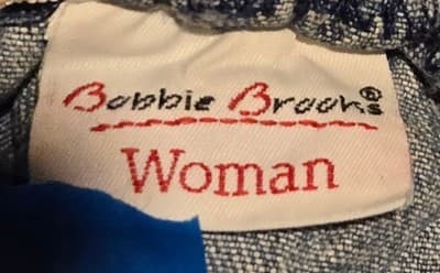 Bobbie Brooks Shorts Womens 16W Denim Elastic Waist Drawstring Light Wash Casual - Thumbnail 3