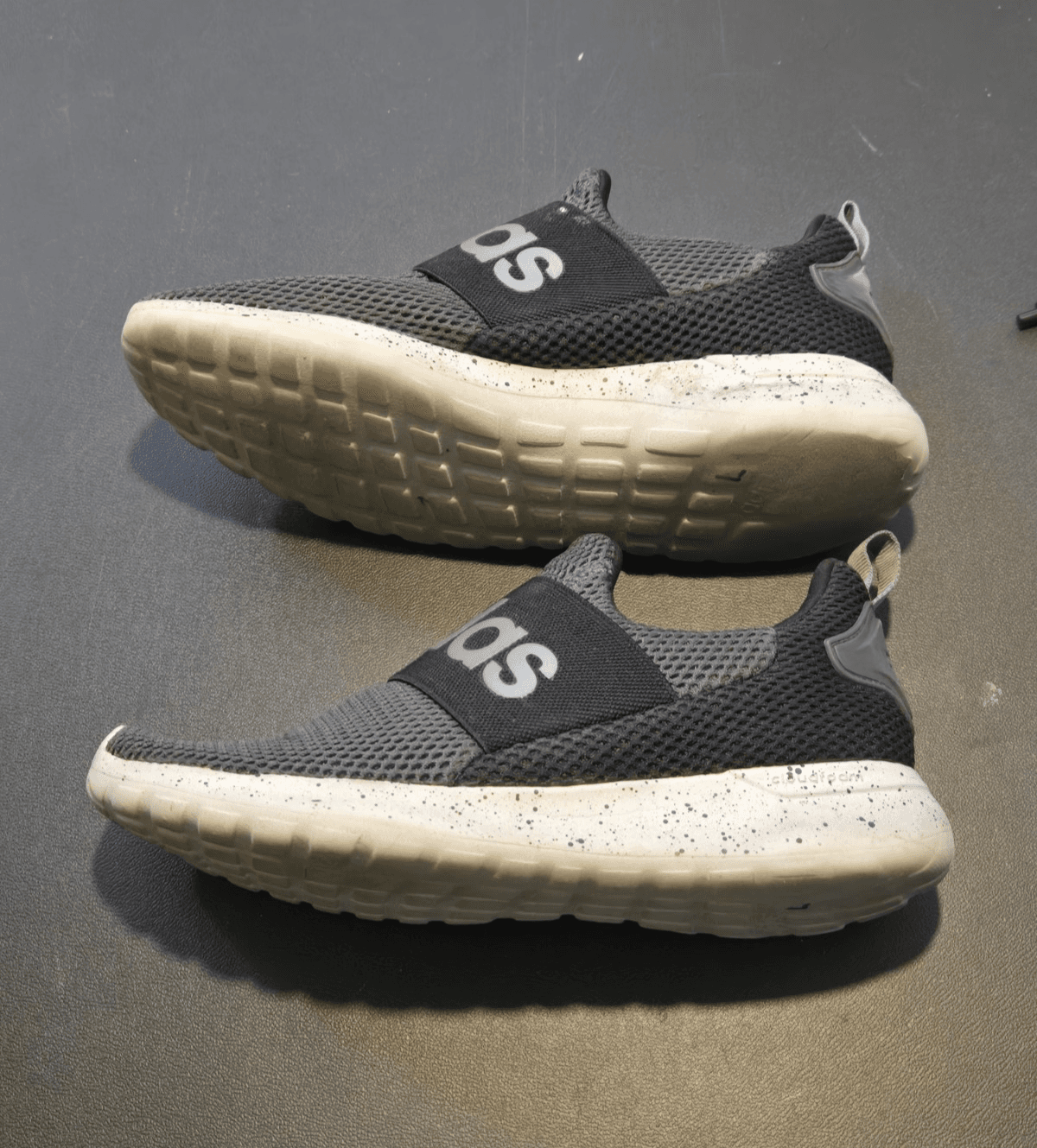 Adidas Lite Racer Adapt 3.0 Men’s Slip-On Sneakers Black Gray Size 7 - Thumbnail 4