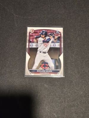 2023 Bowman 1st Edition #BPPF-82 Edouard Julien - Image 1