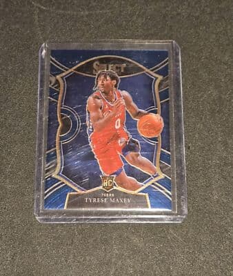 2020-21 Panini Select #81 Tyrese Maxey - Image 1