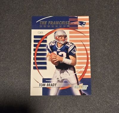 2003 Score #TF-19 Tom Brady The Franchise - Image 1