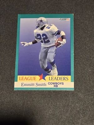 1991 Fleer #418 Emmitt Smith - Image 1