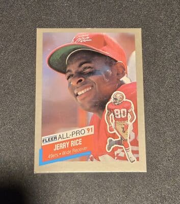 1991 Fleer #20 Jerry Rice All-Pro '91 - Image 1