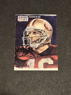 1991 Pro Set #387 Joe Montana - Image 1