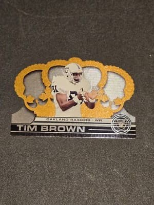 2001 Pacific Crown Royale #99 Tim Brown - Image 1