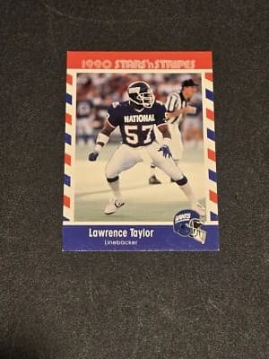 1990 Asher Candy Stars 'n Stripes #60 Lawrence Taylor - Image 1