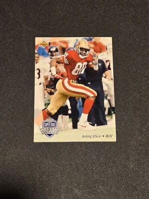 1993 Upper Deck NFL Experience #32 Jerry Rice - Image 1