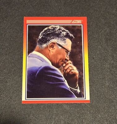 1990 Score #603a Lombardi the Legend - Image 1