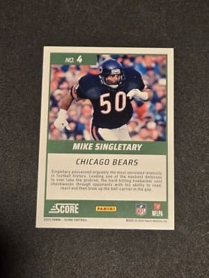 2024 Score #4 Mike Singletary First Ballot - Thumbnail 2