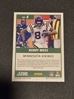 2024 Score #6 Randy Moss First Ballot - Thumbnail 2