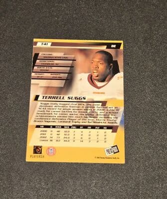 2003 Press Pass #T41 Terrell Suggs Torquers - Thumbnail 2