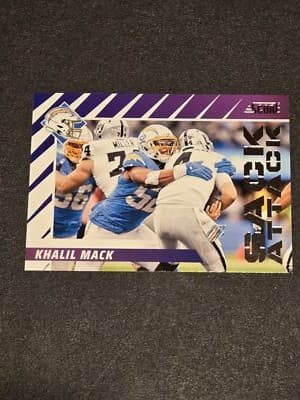 2024 Score #9 Khalil Mack Sack Attack - Image 1