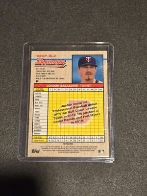 2020 Bowman Heritage #92CP-BLZ Jordan Balazovic Chrome Prospects Refractor #/199 - Thumbnail 2