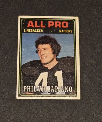 1974 Topps #139 Phil Villapiano - Image 1