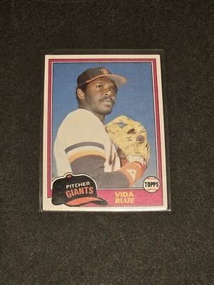 1981 Topps #310 Vida Blue - Image 1