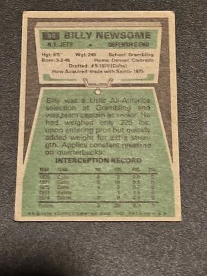 1975 Topps #94 Billy Newsome - Thumbnail 2