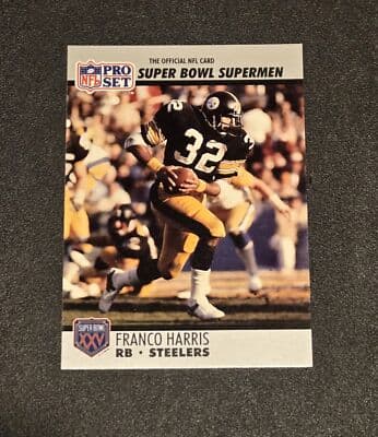 1990-91 Pro Set Super Bowl XXV Silver Anniversary #41 Franco Harris - Image 1
