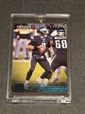 2020 Panini Chronicles #PA-5 Jalen Hurts Panini Teal - Image 1