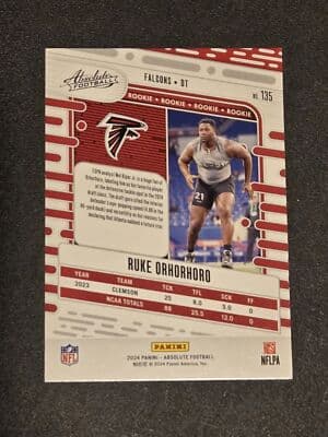 2024 Panini Absolute #135 Ruke Orhorhoro - Thumbnail 2
