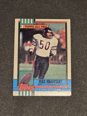 1990 Topps #368 Mike Singletary Collector's Edition (Tiffany) - Image 1