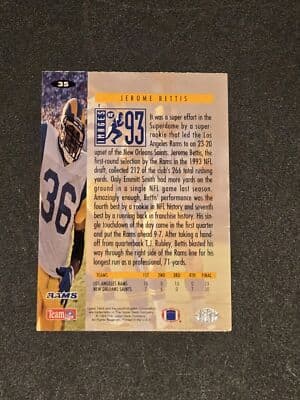 1994 Collector's Choice #35 Jerome Bettis - Thumbnail 2