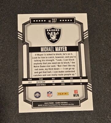 2023 Score #337 Michael Mayer - Thumbnail 2