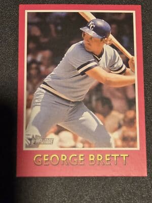 2024 Topps Heritage #75BS-6 George Brett 1975 Baseball Sensations - Image 1
