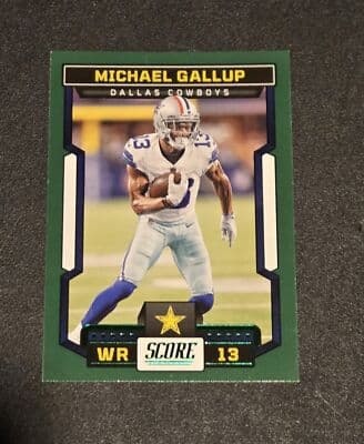 2023 Score #229 Michael Gallup Green - Image 1