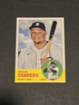 2022 Topps Archives #52 Miguel Cabrera - Image 1