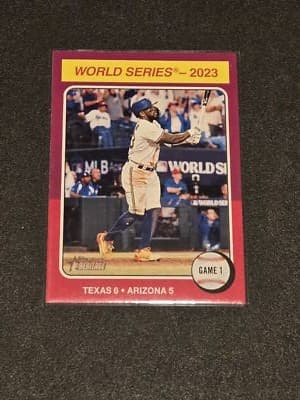 2024 Topps Heritage #461 World Series 2023: Game - Image 1