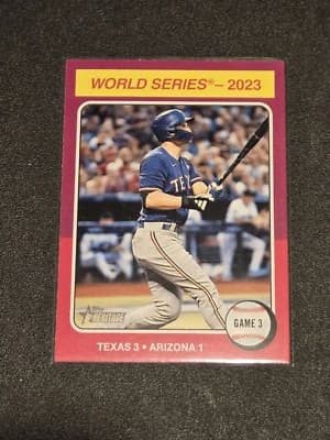 2024 Topps Heritage #463 World Series 2023: Game - Image 1