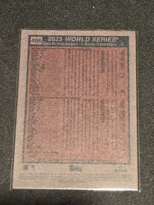 2024 Topps Heritage #466 World Series 2023: Game - Thumbnail 2
